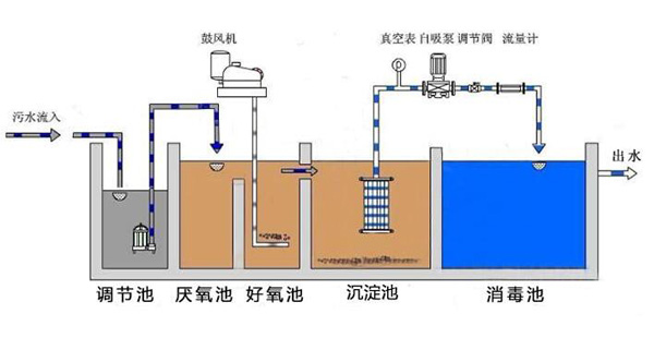 养殖污水处理设备流程图